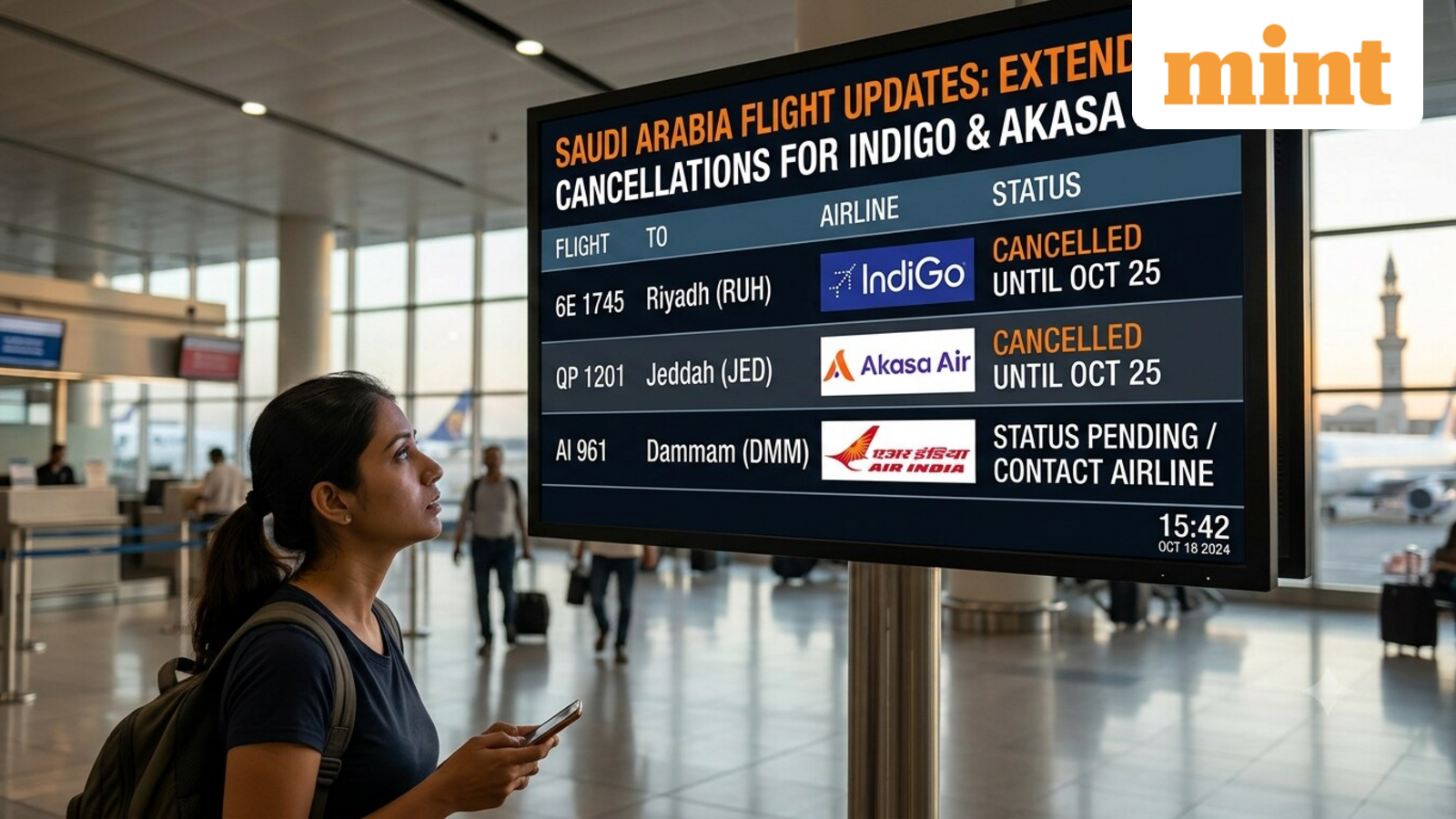 IndiGo and Akasa Air extend Saudi flight suspensions: Check new dates; has Air India followed suit? — Mint India, Chicago Technology news